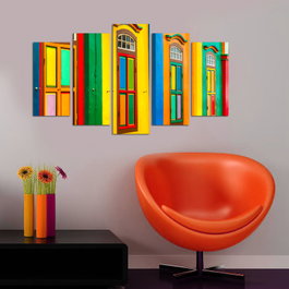 Wallity Pintura Decorativa 5M-45 Multicolor